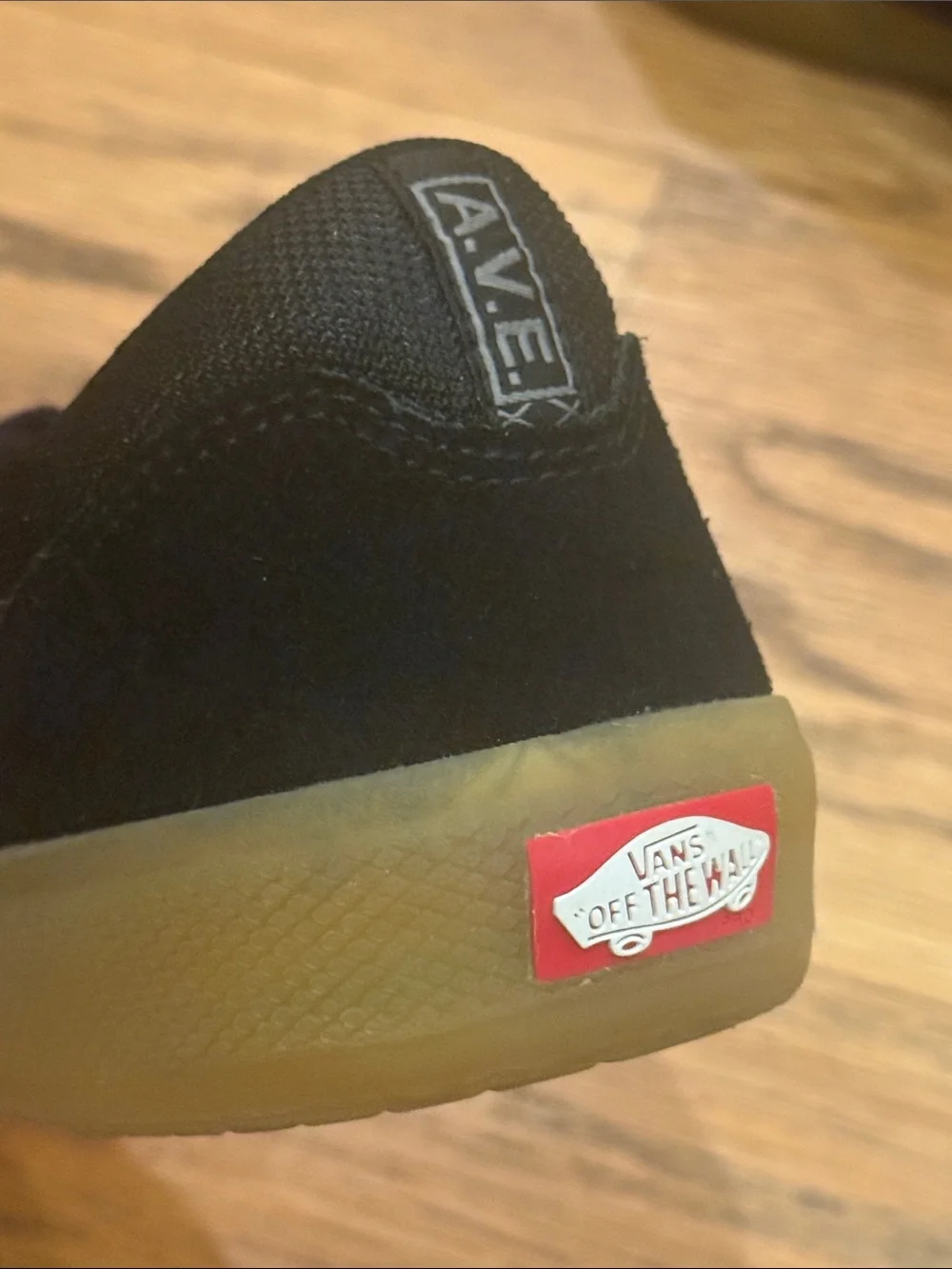 Vans AVE Pro Black Gum Sole Men's Size 9 Skate Shoes
